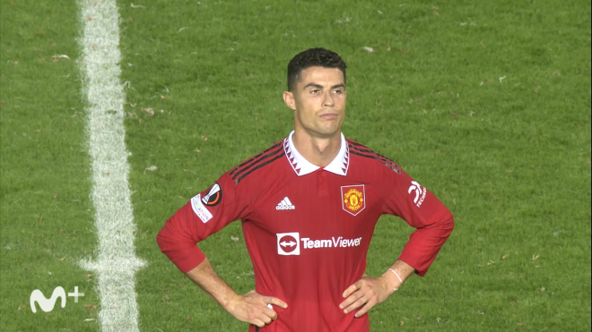 Cristiano Ronaldo, en el duelo ante el Omonia.