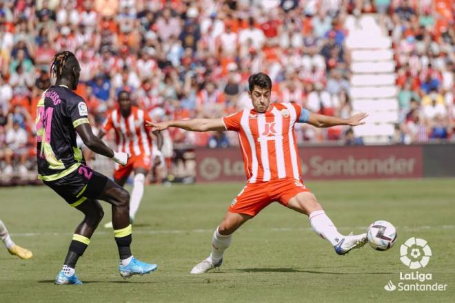 Ciss, en el ALmería-Rayo (Foto: LaLiga).