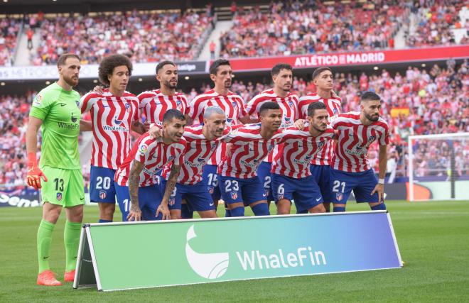 Once del Atlético de Madrid ante el Girona (Foto: Cordon Press).