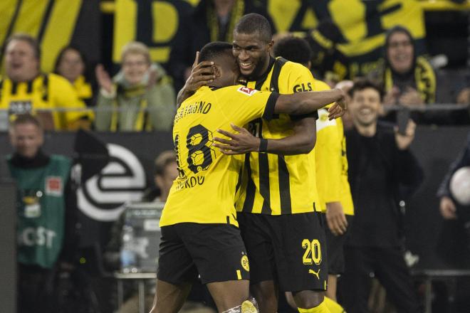 Celebración de un tanto del Dortmund (Foto: Cordon Press).