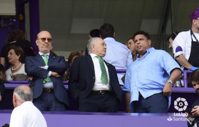 Ronaldo, en el palco del José Zorrilla (Foto: LaLiga)