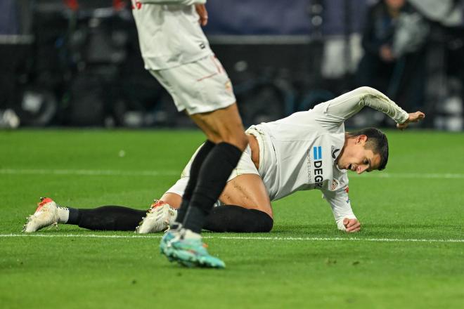 Erik Lamela, jugador del Sevilla, en el partido de Dortmund (Foto: Cordon Press).