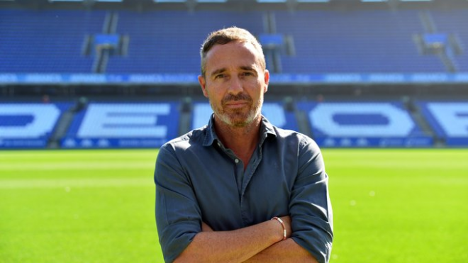 Óscar Cano, nuevo entrenador del Deportivo (Foto: RCD)