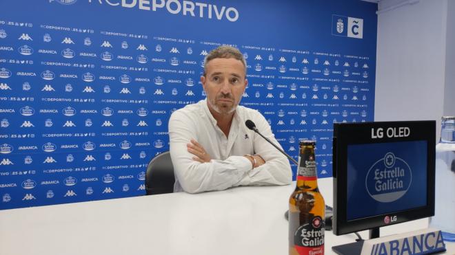Óscar Cano, entrenador del Deportivo (Foto: RCD)