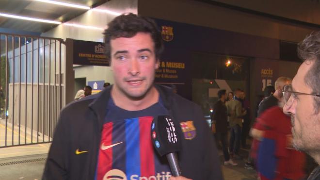 Aficionado del Barça asume la Europa League tras el empate ante el Inter en Champions