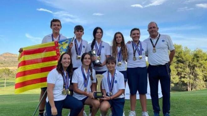 La selección valenciana en el campeonato de España de Federaciones Autonómicas. foto: FGCV