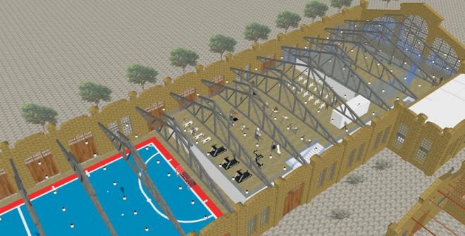 El Parque Central tendrá un gran centro deportivo en la Nave 1 de València