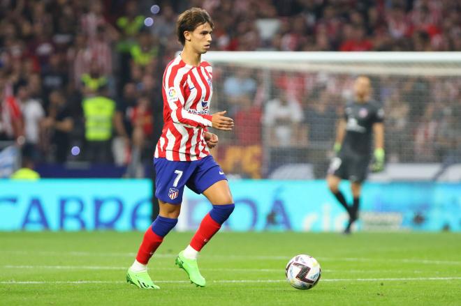 João Félix durante un partido con el Atlético de Madrid. (Foto: Cordon Press).