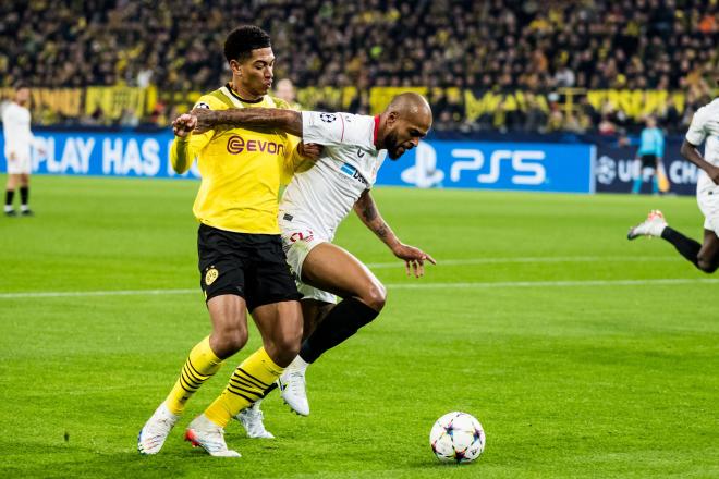 Marcao durante el partido contra el Borussia Dortmund. (Foto: Cordon Press)