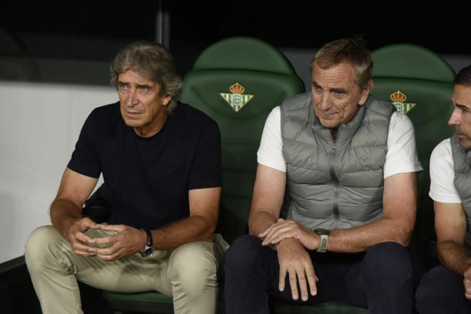 Pellegrini, en el Betis-Almería (Foto: Kiko Hurtado).