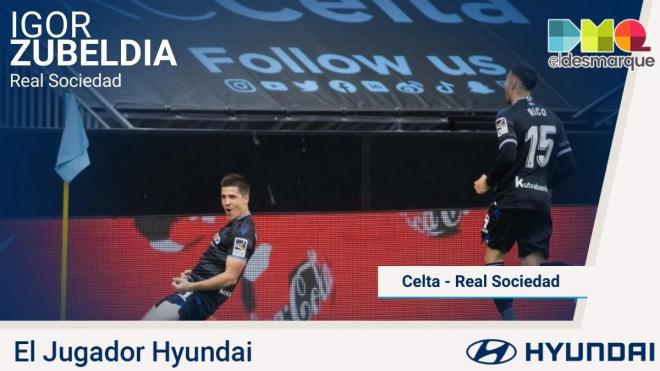 Igor Zubeldia, Jugador Hyundai del Celta-Real Sociedad