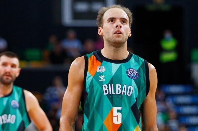 El internacional sueco del Surne Bilbao Basket Denzel Andersson.