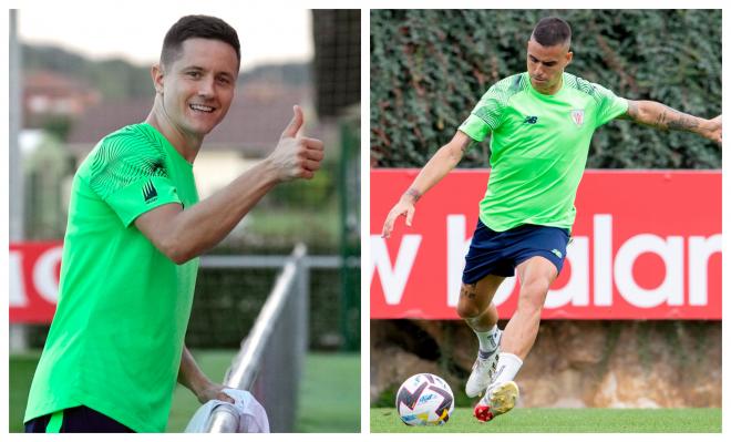 Ander Herrera y Dani García (Fotos: Athletic Club)