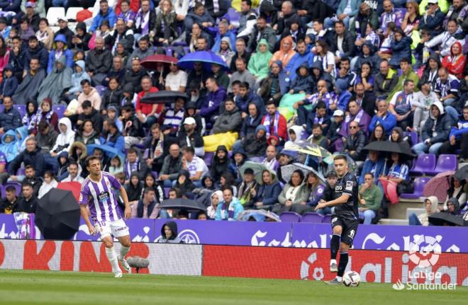 Gorosabel, en el Valladolid-Real Sociedad (Foto: LaLiga).