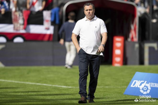 Sergio, durante el Rayo-Cádiz (Foto: LaLiga).