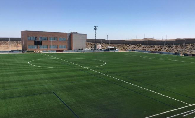 El estadio del Fuentes de Ebro, posible rival en la copa del Rey.
