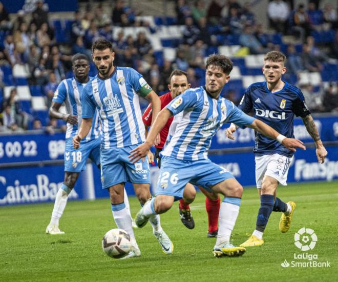 Dani Lorenzo, en el partido ante el Oviedo (Foto: LaLiga).