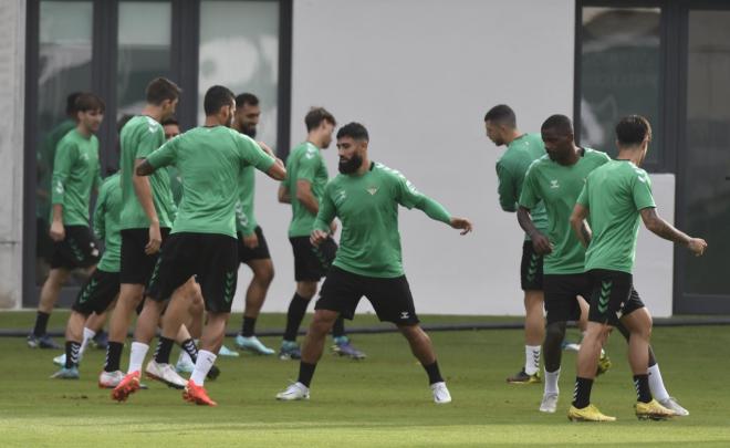 Fekir, en el entrenamiento (Foto: Kiko Hurtado)