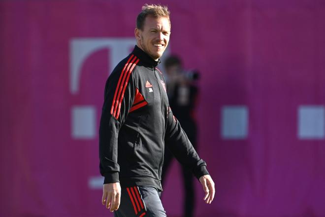 Julian Nagelsmann, en un entrenamiento del Bayern de Múnich (Foto: Cordon Press).