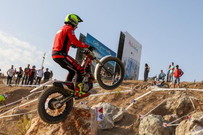 Una imagen de la prueba de Trial celebrada en Jerez.