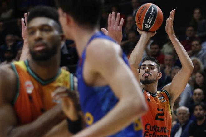 Valencia Basket se muestra sólido en la Fonteta para sumar la segunda en Euroliga (87-73)