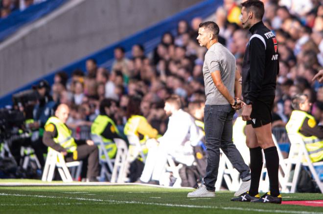 Míchel, en el Real Madrid-Girona (Foto: Cordon Press).