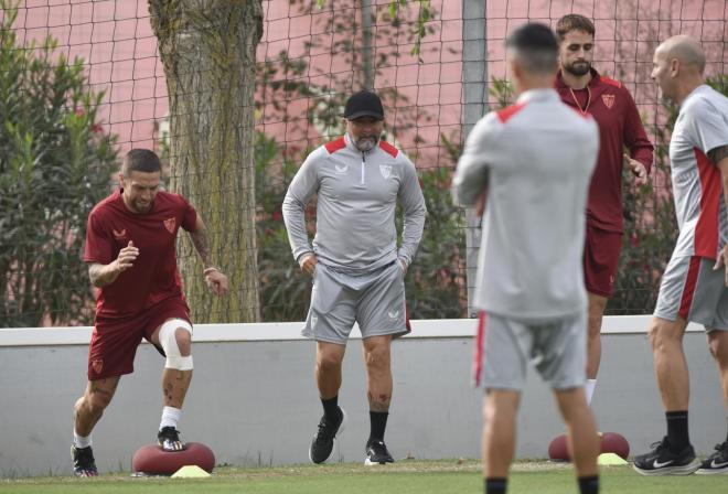 Sampaoli, este lunes (Foto: Kiko Hurtado).