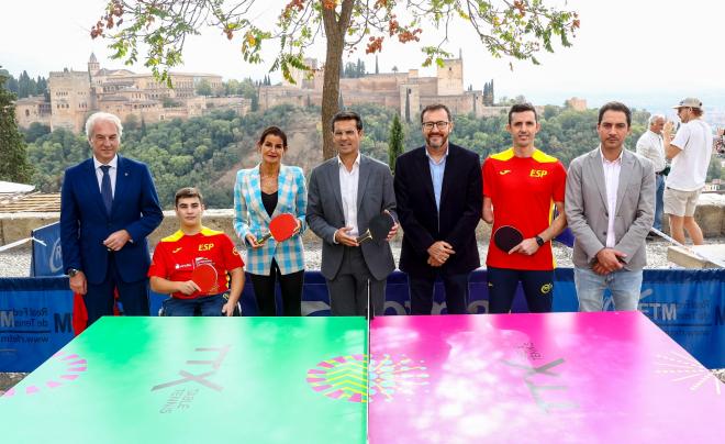 Presentación en Granada del Campeonato del Mundo del Torneo de Tenis de Mesa para discapacitados (