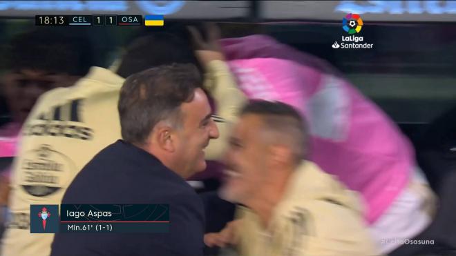 Celta 1-1 Osasuna: Gol de Aspas