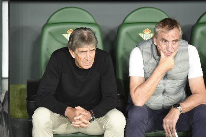 Manuel Pellegrini, en el pasado derbi (Foto: Kiko Hurtado).