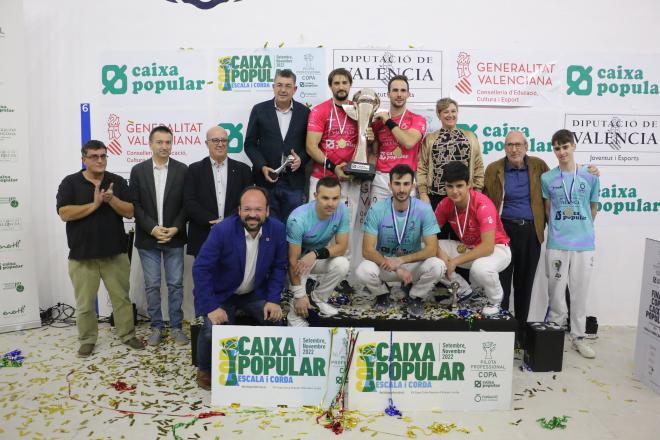 Soro III y Nacho, campeones de la Copa Caixa Popular de Escala i Corda