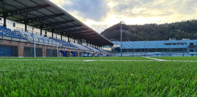 Loinaz, campo de fútbol del Beasain (Foto: Beasain).