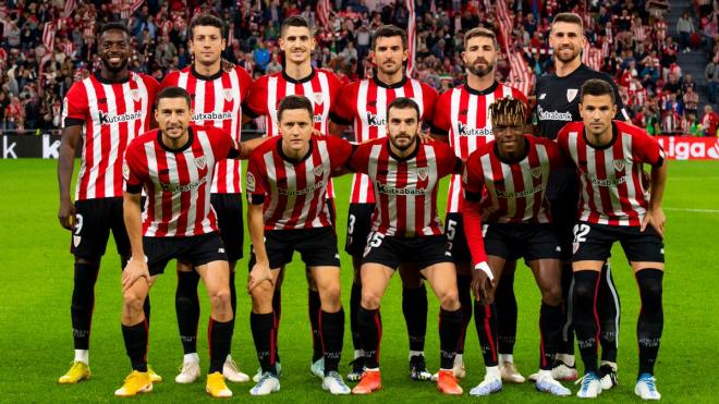 Once inicial del Athletic de Valverde ante el Real Valladolid (Foto: Athletic Club).