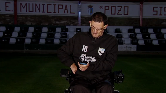 Iván Gómez, entrenador del Athletic Valle, recibió un mensaje de Mikel Oyarzabal.
