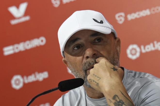 Jorge Sampaoli, entrenador del Sevilla FC (Foto: Kiko Hurtado).