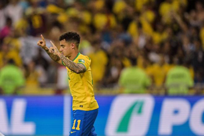 Coutinho con la selección de Brasil (Foto: Cordon Press).