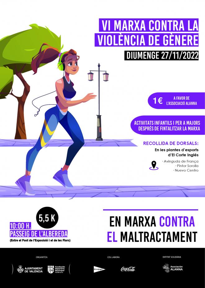 La VI Marcha contra la Violencia de Género se celebrará este 27 de noviembre