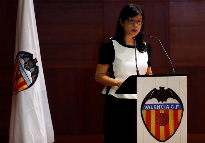 Layhoon Chan en su primera Junta como presidenta (Foto: EFE)