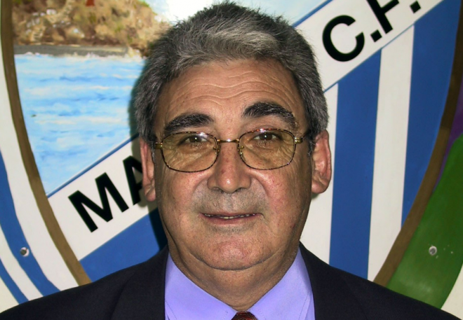 Eugenio Lorente, durante su etapa en el Málaga (Foto: MCF).