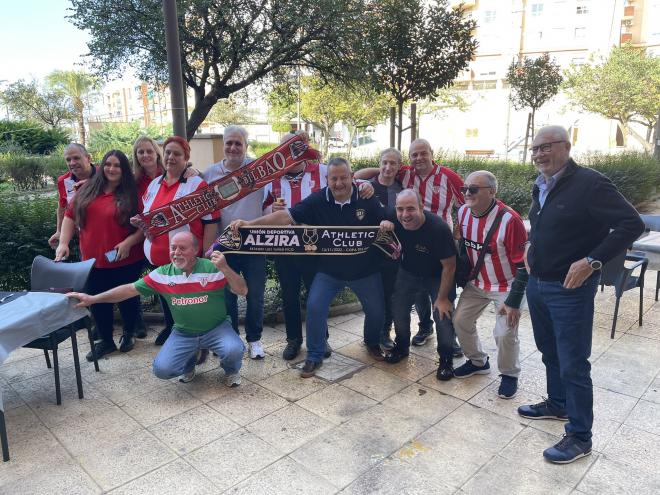 La afición del Athletic Club se ha dejado ver por Alzira en la Copa.