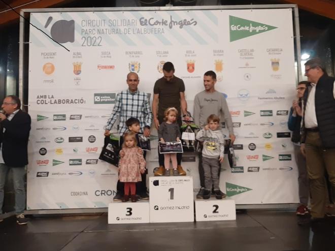 José Luis Almiñana y Elia Fuentes, ganadores absolutos del Circuit Solidari El Corte Inglés Parc