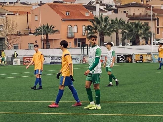 Ezequiel Gálvez, durante un partido con el Atlético Estación (Foto: CAE).