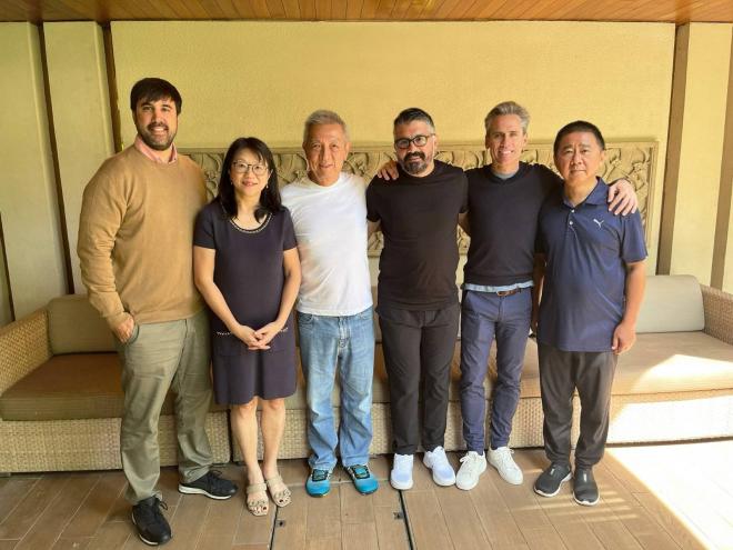 Segundo encuentro en Singapur con Peter Lim en el que se habló de fichajes