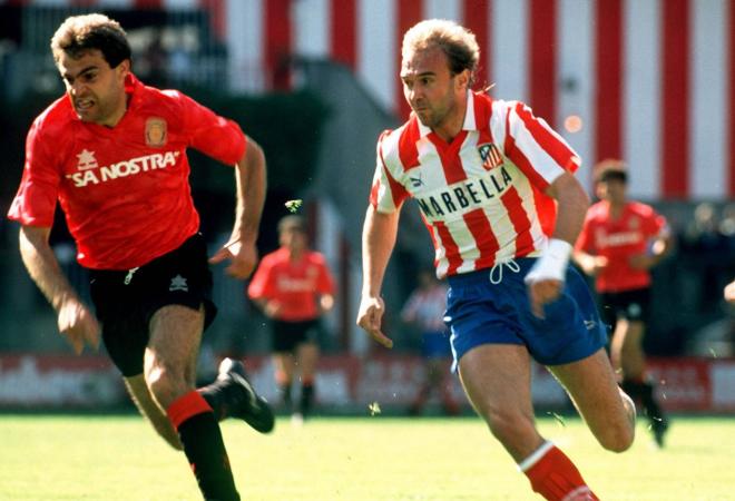 Gerhard Rodax, en un partido con el Atlético de Madrid (Foto: Cordon Press).