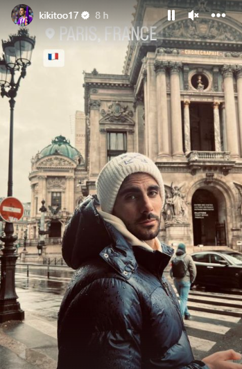 Kike Pérez, en París durante sus vacaciones (Foto: Instagram).