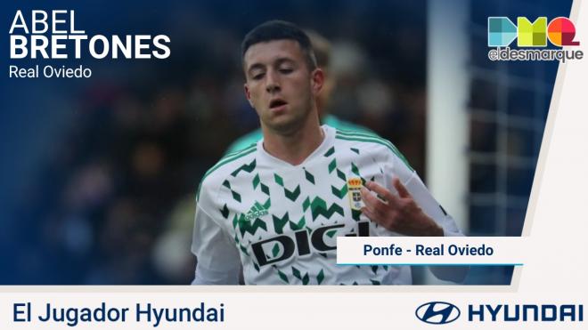 Bretones, Jugador Hyundai del Ponferradina - Oviedo