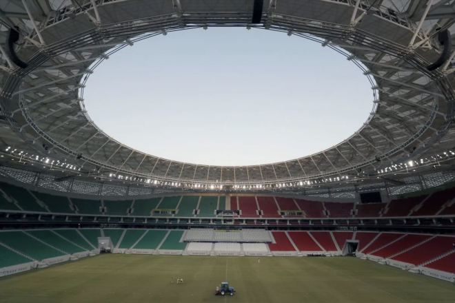 El estadio Al Thumama de Fenwick Iribarren