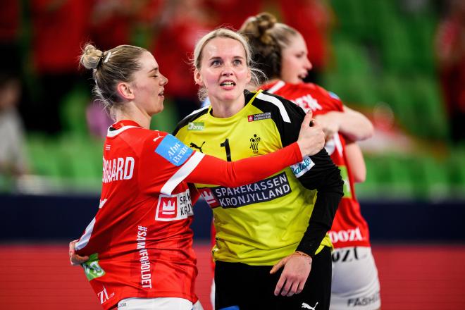 Sandra Toft en la final del europeo contra Dinamarca (Foto: Cordon Press)