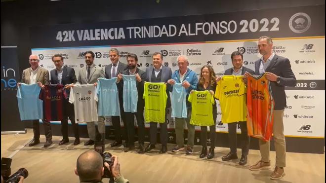 Acto de hermanamiento de los clubs de élite con el Maratón Valencia