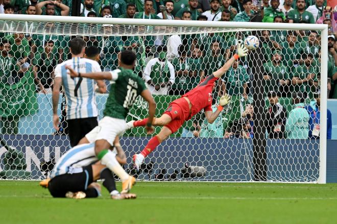 El gol de Arabia Saudí contra Argentina en el Mundial de Qatar (Foto: Cordon Press).
